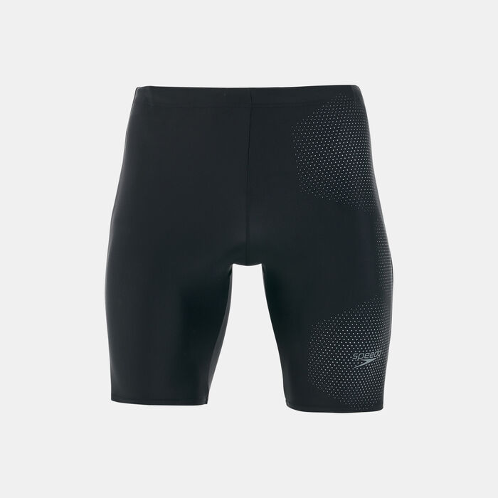 Speedo Men's Hexagonal Tech Placement Swimming Shorts Black image number 0