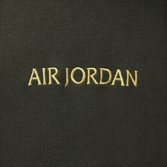 Jordan Men's Paris Saint-Germain Wordmark Fleece Hoodie Green image number 3