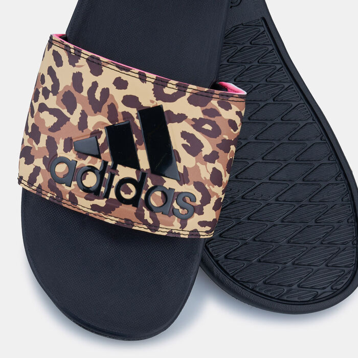 adidas Women's Adilette Comfort Slides Brown image number 2