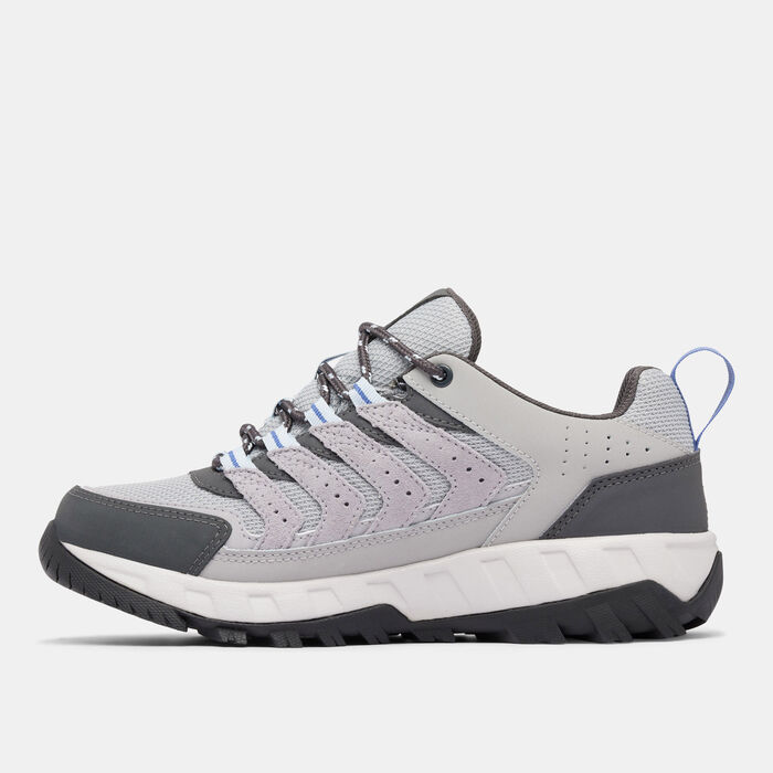 Columbia Women's Strata Trail Low Waterproof Boots Grey image number 2