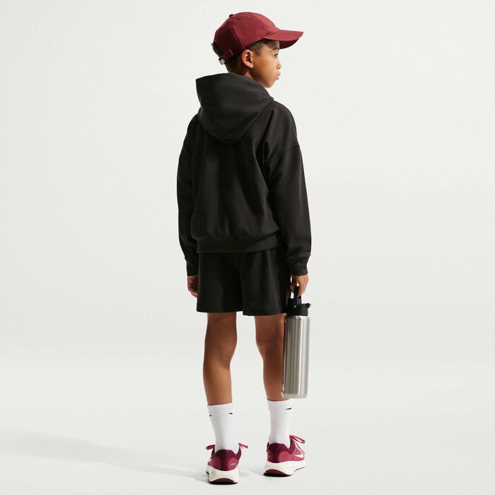Nike Kids' Pro Dri-FIT Fleece Hoodie Black image number 4