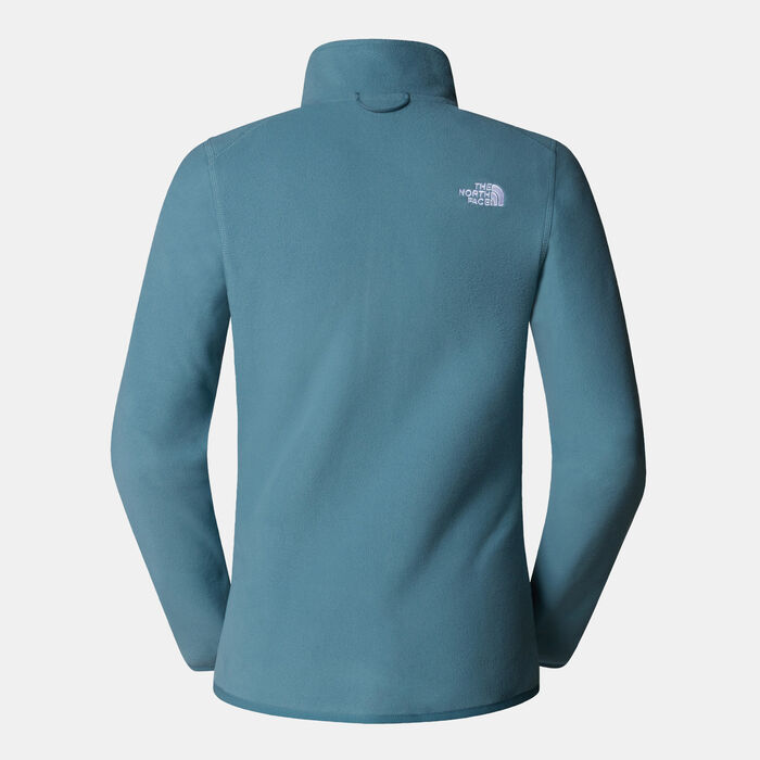The North Face Women's 100 Glacier Fleece Hiking Jacket Blue image number 1