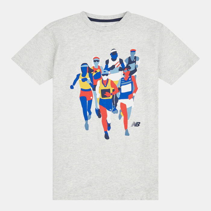 New Balance Kids' Graphic T-Shirt Grey image number 0