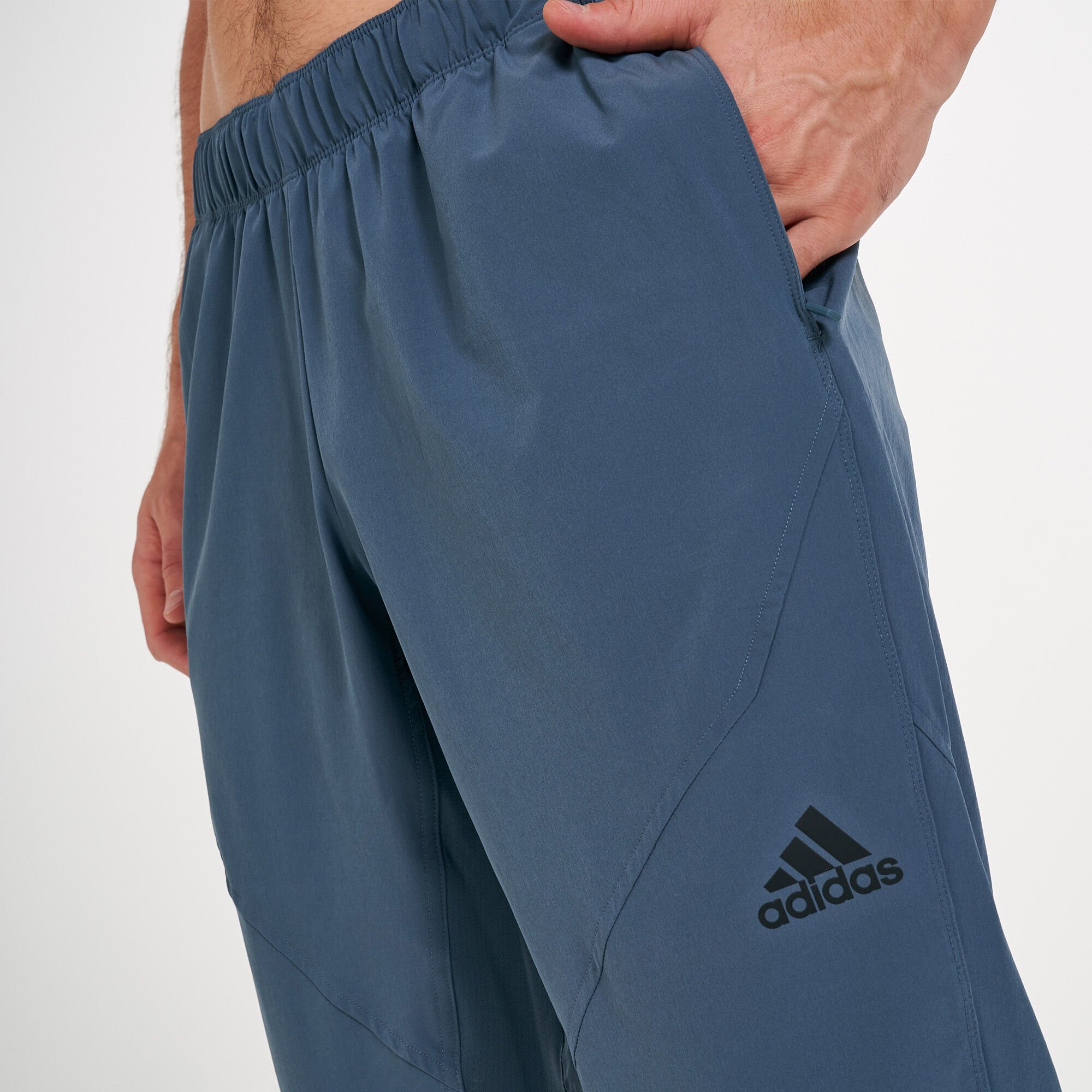 Mens Casual 3/4 Long Length Shorts Elasticated Waist Cotton Cargo Combat  Pants H | eBay