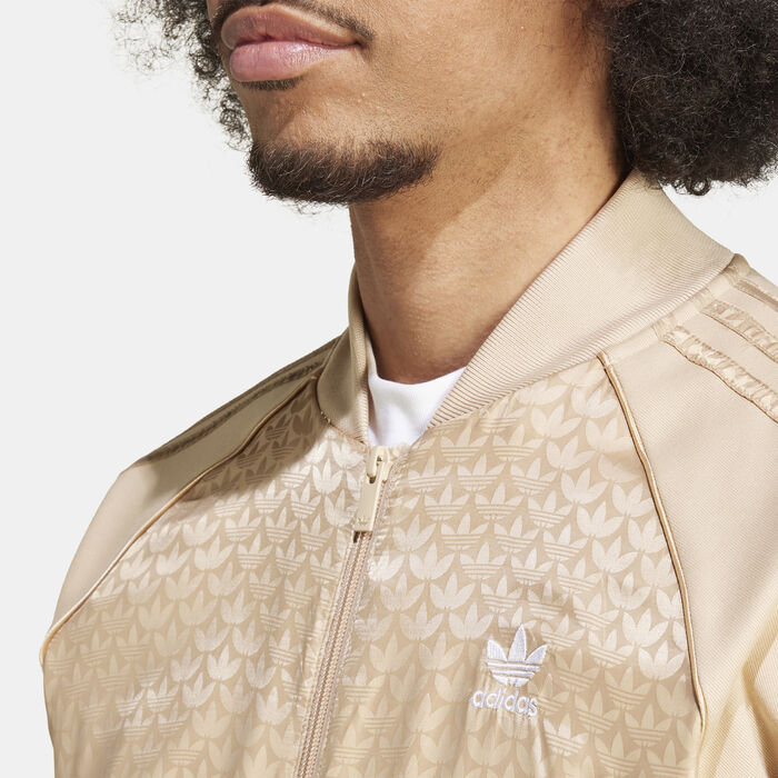 adidas Originals Men's Mono Track Jacket Beige image number 4