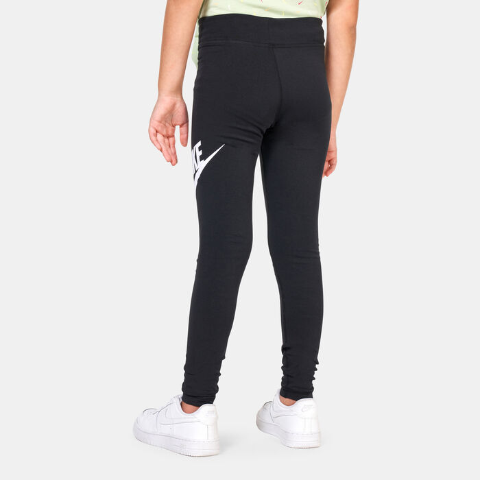 Nike Kids' Sportswear Essential Futura Leggings (Older Kids) Black image number 1