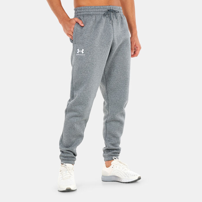 Under Armour Men's UA Essential Fleece Joggers Grey image number 0