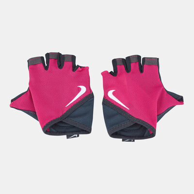 Nike Women's Essential Fit Gym Sports Gloves Pink