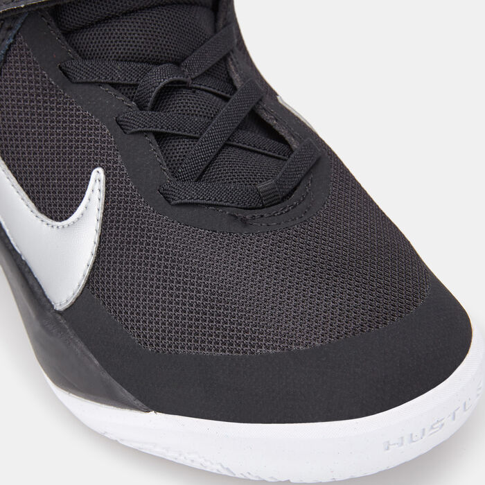 Buy Nike Kids' Team Hustle D10 FlyEase Shoe Black in Dubai, UAE -SSS