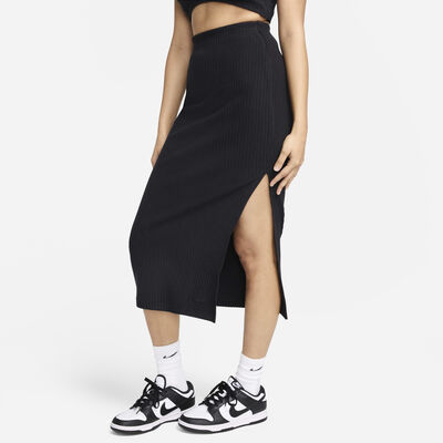 Nike Women's Sportswear Chill Midi Skirt Black