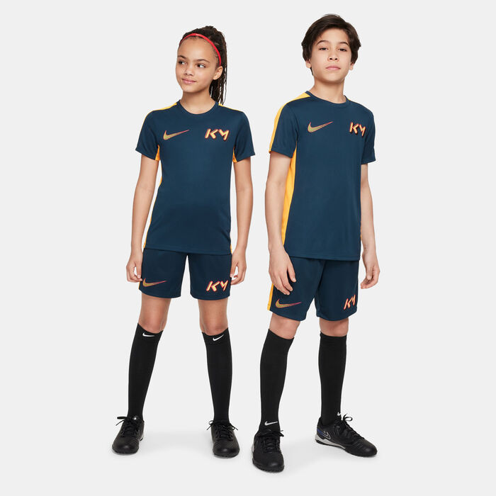 Nike Kids' Kylian Mbapp&eacute; Dri-FIT Academy23 Football Top (Older Kids) Blue image number 2