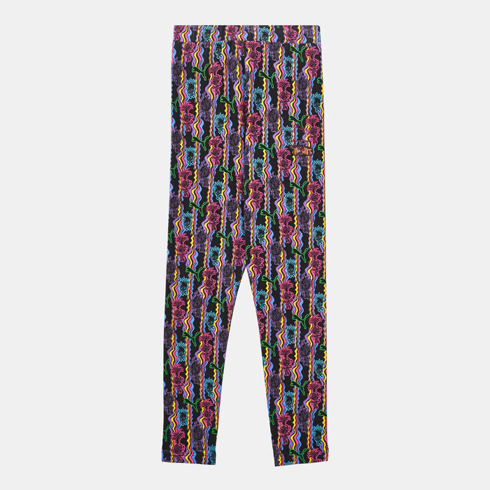 PUMA Kids' x Trolls Allover Leggings Black image number 0