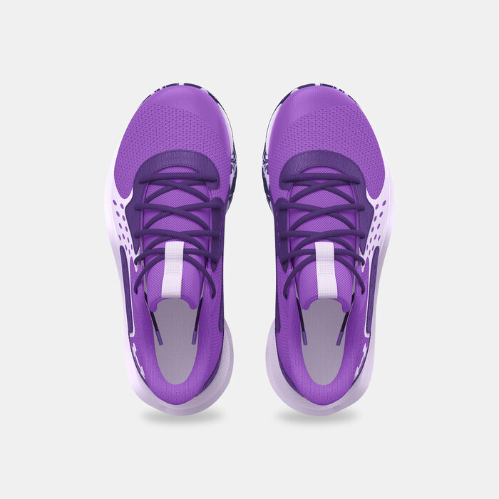 Under Armour Kids' UA Jet 23 Basketball Shoes Purple image number 4