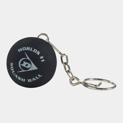 Dunlop AC Squash Ball Keyring Black