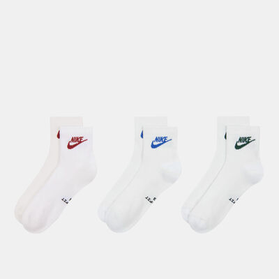 Nike Everyday Elevated Ankle Socks (3 Pairs) Multi