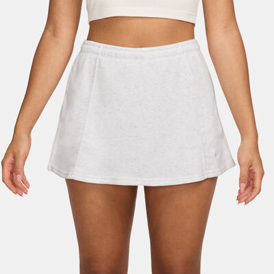 Nike Women's Sportswear Chill Terry Mini Skort White