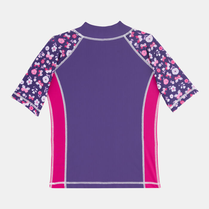 COEGA Kids' Swimming Rashguard Purple image number 1