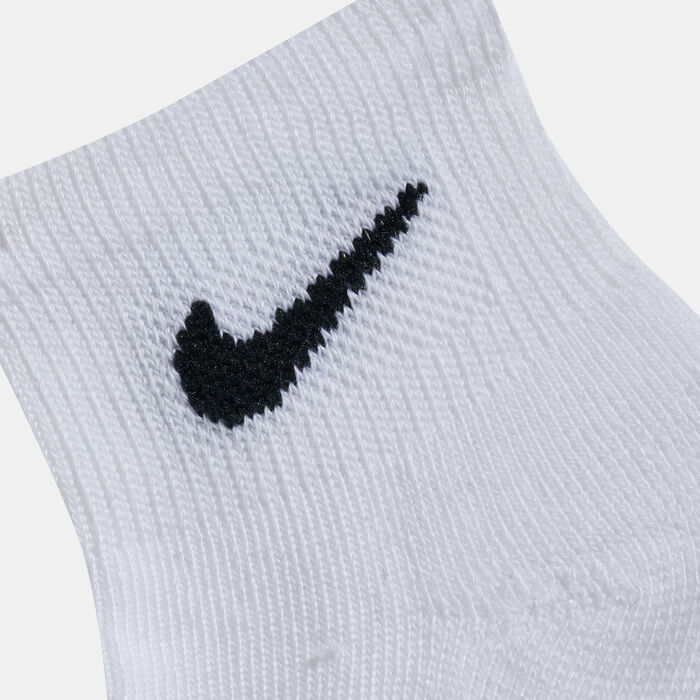 Nike Kids' NHN Basic Quarter Socks (3 Pack) White image number 1