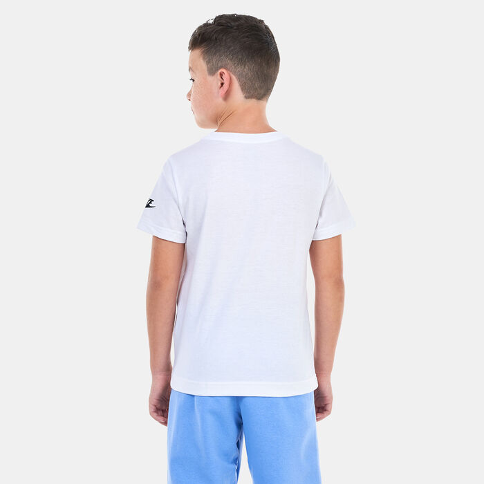 Nike Kids' Puzzle Just Do It T-Shirt White image number 1