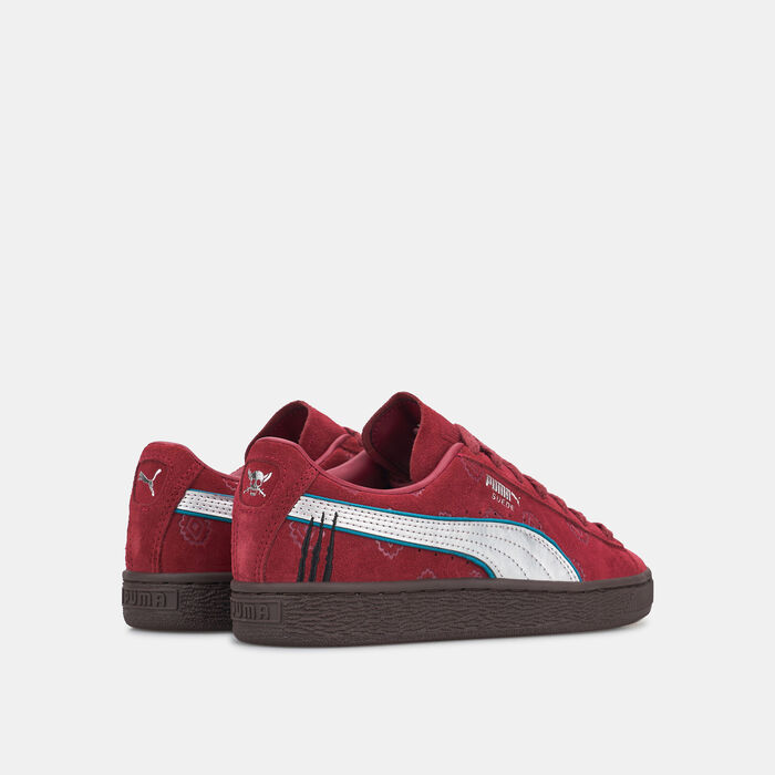 PUMA Kids' x One Piece Suede 2 Shoes Red image number 3