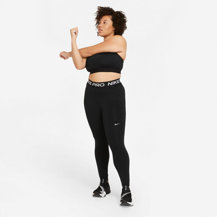 Nike Women's Pro 365 Leggings (Plus Size) Black image number 2