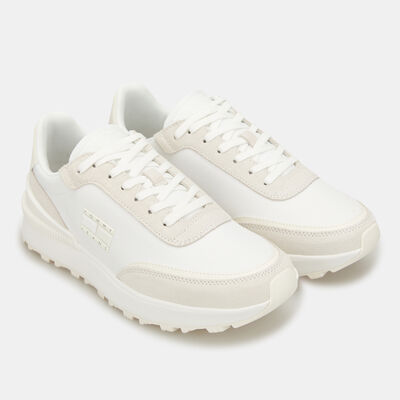 Tommy Hilfiger Women's Recycled Textile Cleat Runner Shoes Beige