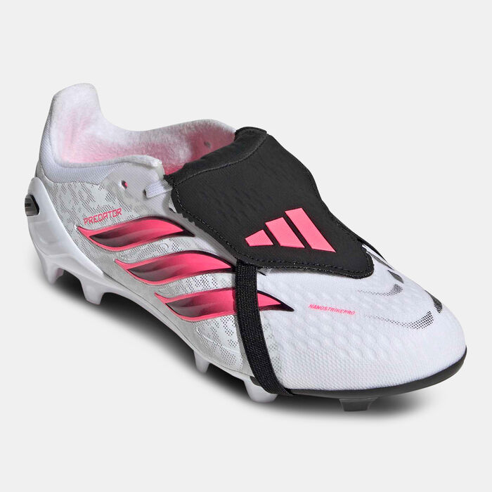 adidas Kids' Predator Elite Fold-Over Tongue Firm Ground Football Shoes Black image number 1