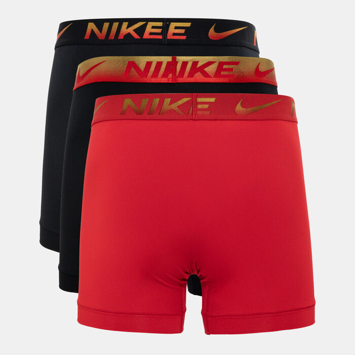 Nike Men's Dri-FIT Essential Micro Boxer Briefs (3 Pack) Pink image number 1