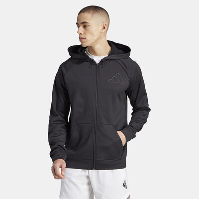 adidas Men's Game and Go Training Full-Zip Hoodie Black