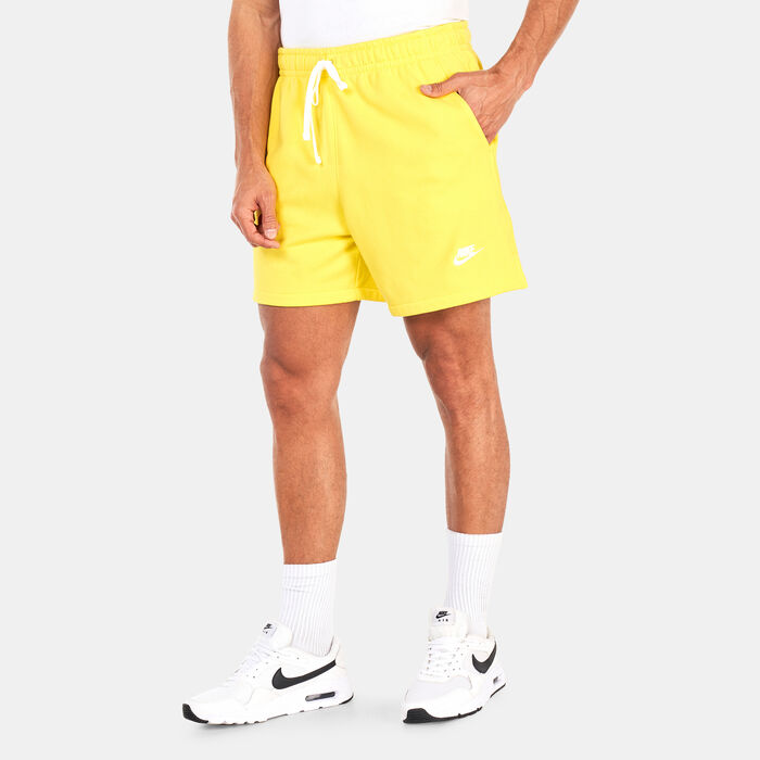 Nike Men's Club Fleece Flow Shorts Yellow image number 0