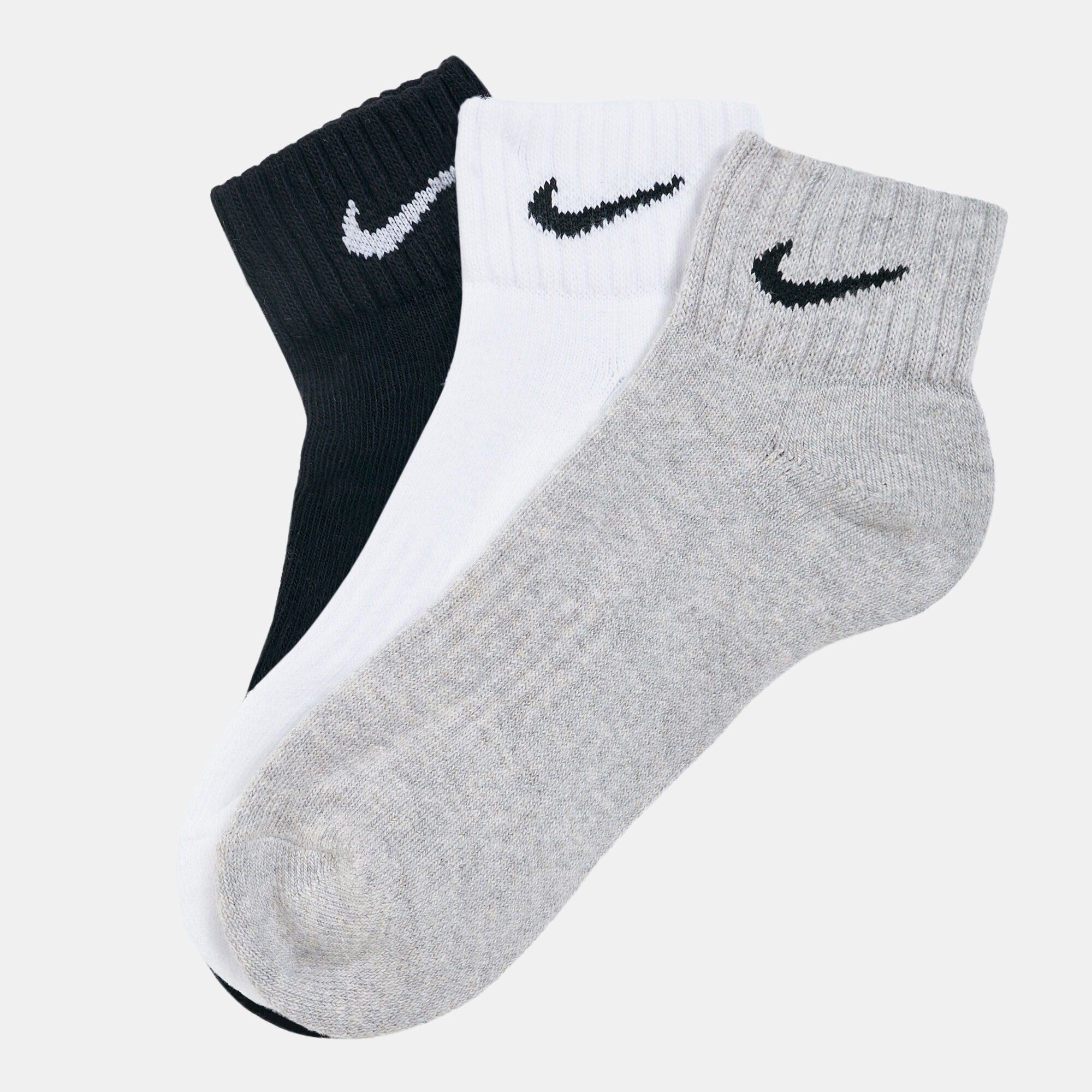 Buy Nike Value Quarter Socks (3 Pack) in Dubai, UAE | SSS