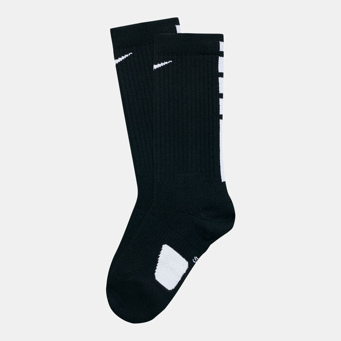 Nike Elite Crew Basketball Socks Black image number 1