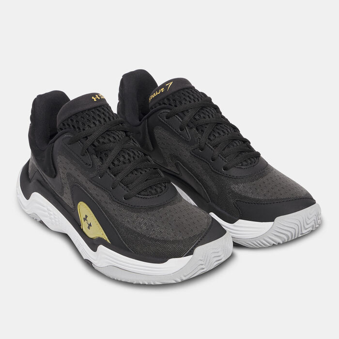 Under Armour Spawn 7 Basketball Shoes Black image number 1