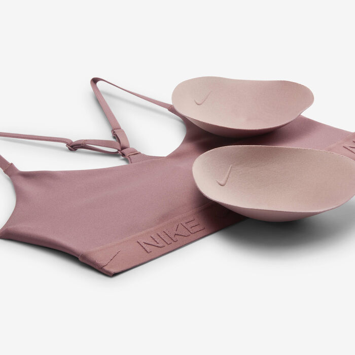 Nike Women's Indy Light-Support Training Sports Bra Pink image number 3