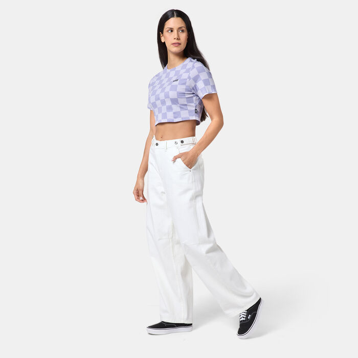Vans Women's Curbside Pants White image number 2