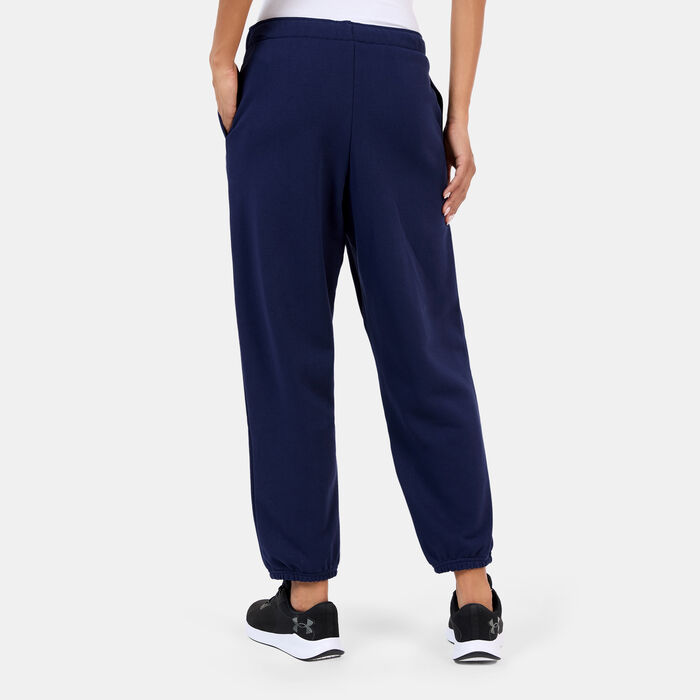 Under Armour Women's Icon Terry Sweatpants Blue image number 3