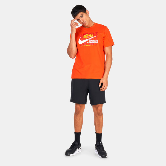 Nike Men's Dri-FIT Training T-Shirt Orange image number 2