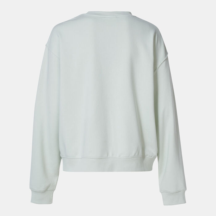 New Balance Women's Sport Essentials French Terry Sweatshirt Green image number 1