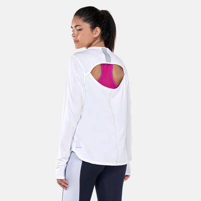 PUMA Women's Run Cloudspun Marathon Long Sleeve T-Shirt White