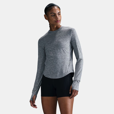 Nike Women's Swift Dri-FIT UV Running Top Grey