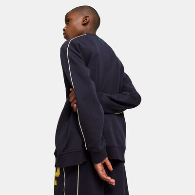 PUMA Kids' T7 Super Bomber Jacket Blue