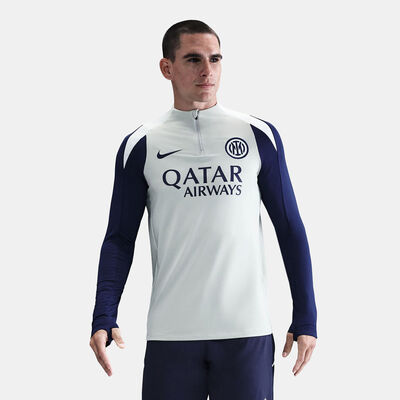 Nike Men's Inter Milan Strike Drill Football Top Grey