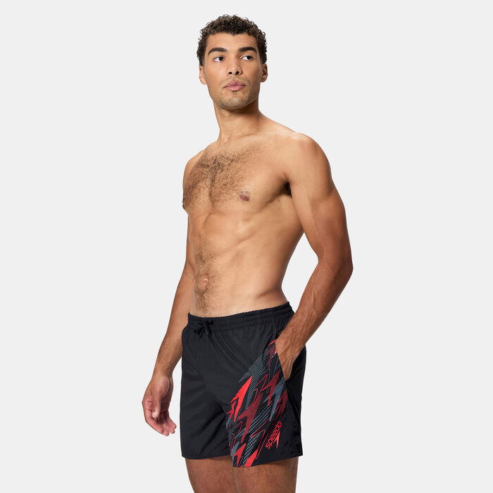 Speedo Men's Medley Logo Swimming Shorts Black image number 2