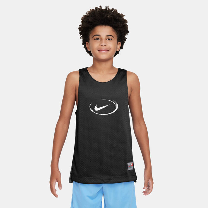 Nike Kids' Culture of Basketball Reversible Jersey Black image number 0