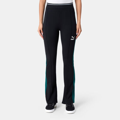 PUMA Women's PLAY LOUD T7 Flared Leggings Black