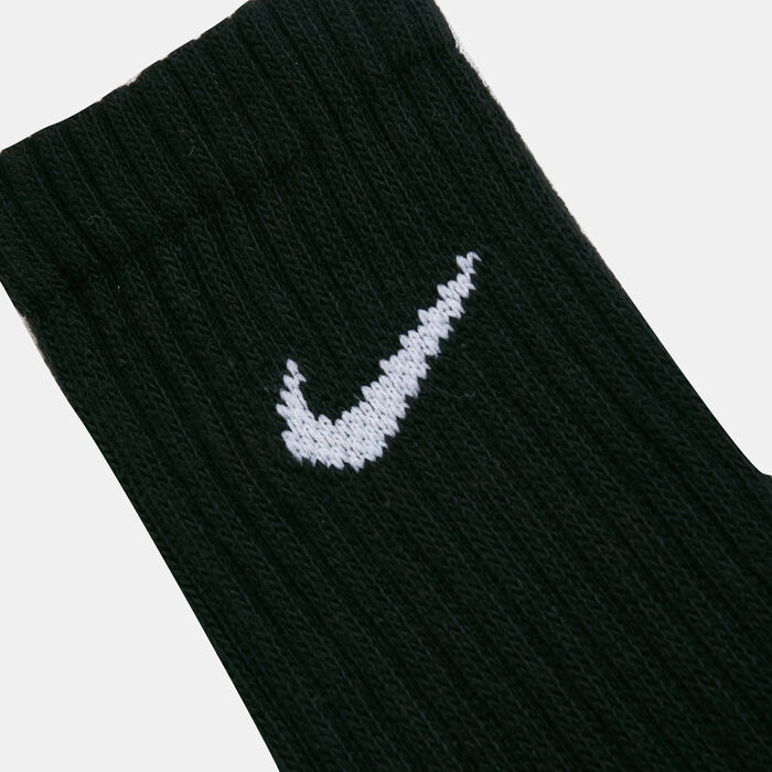 Nike Value Cotton Crew Socks (3 Pack) Black in Dubai, UAE | SSS