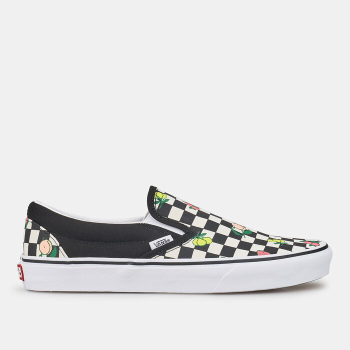 Vans Fruit Checkerboard Classic Slip-On Unisex Shoe Black image number 0