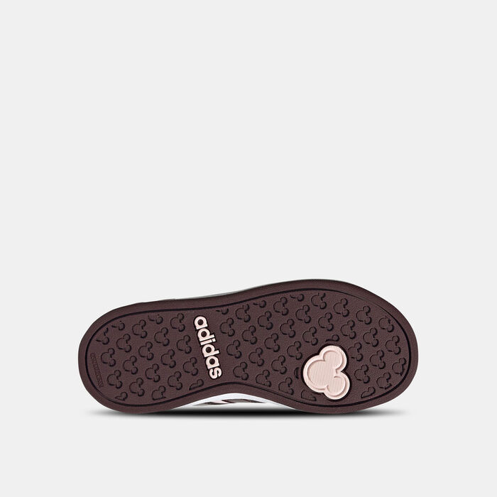 adidas Kids' Disney Minnie Mouse Grand Court Shoes Pink image number 3