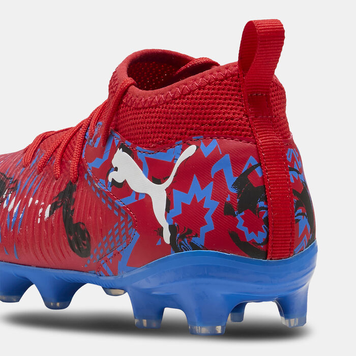 PUMA Kids' FUTURE 8 MATCH PLAYMAKERS Firm Ground/Artificial Ground Football Shoes Red image number 5