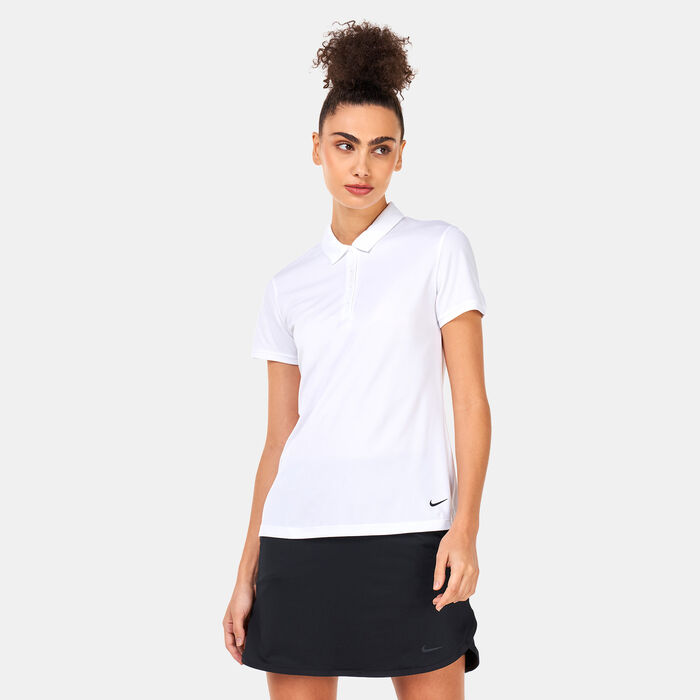 Nike Women's Dri-FIT Victory SLD Polo Shirt White image number 0